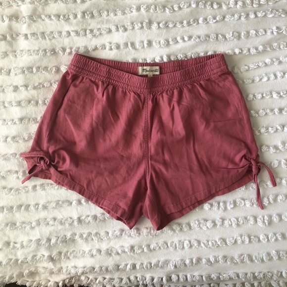 Madewell Pants - Madewell Side Tie Pull On Shorts